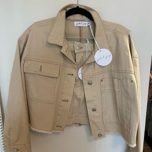 Petal & Pup - Tan Denim Set